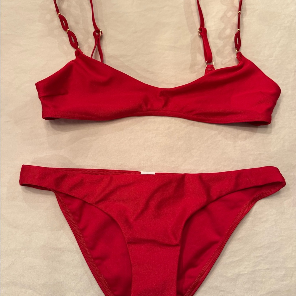 NWT Zimmermann Red Bikini Set Brand New - Never Worn Size 4-6